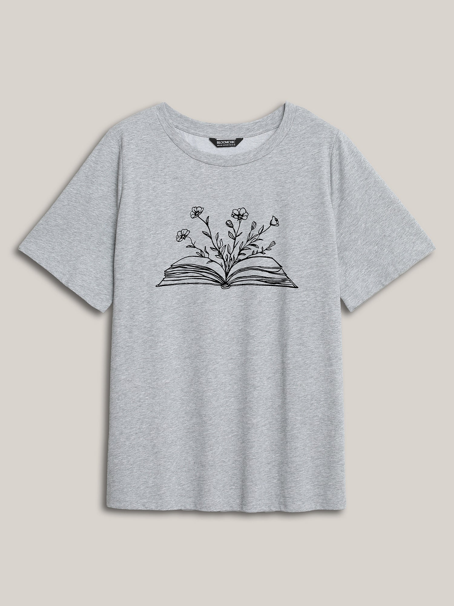 Dear Diary Pattern Crewneck T-Shirt