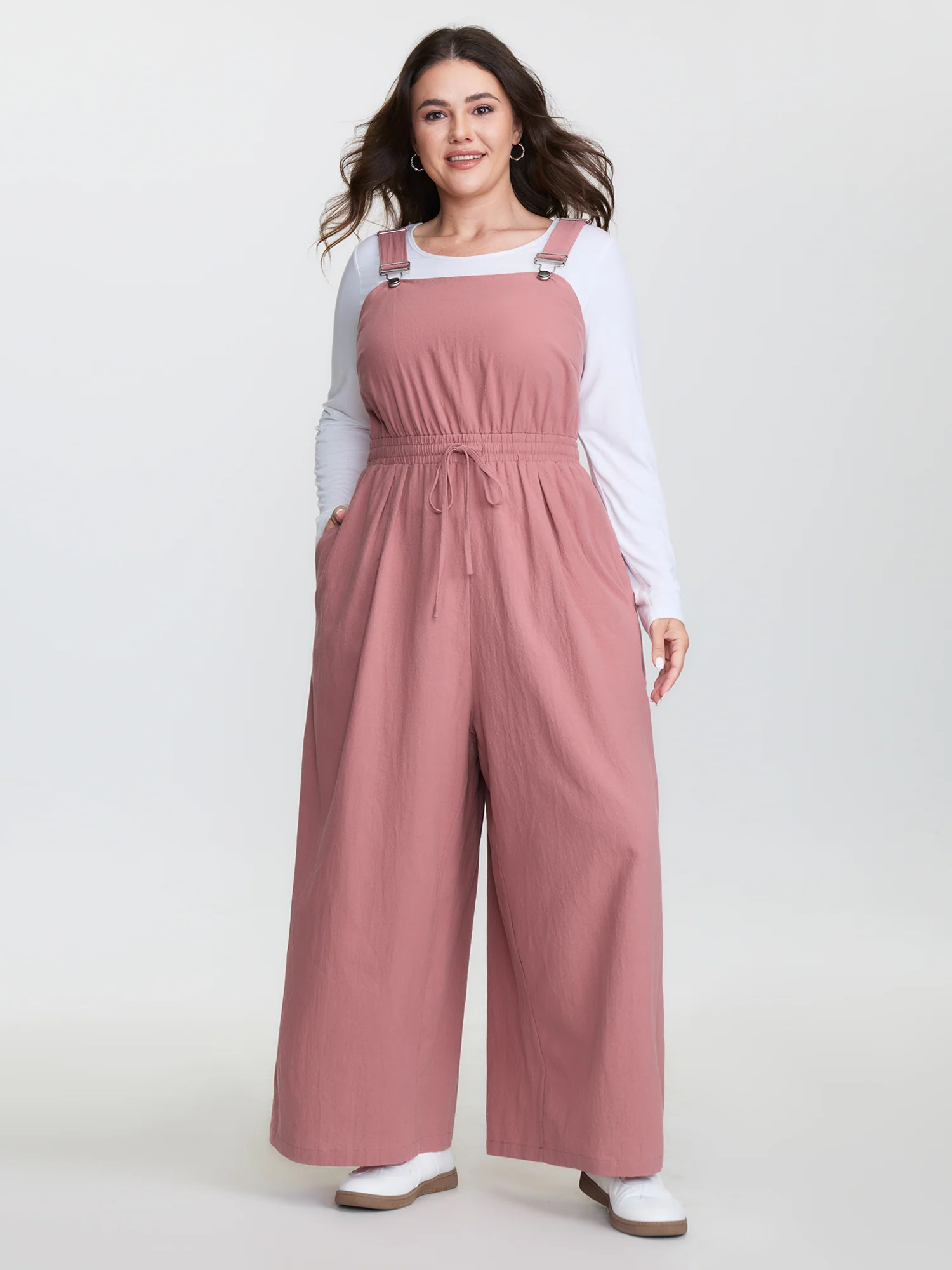 Pure Cotton Adjustable Overall Jumpsuit