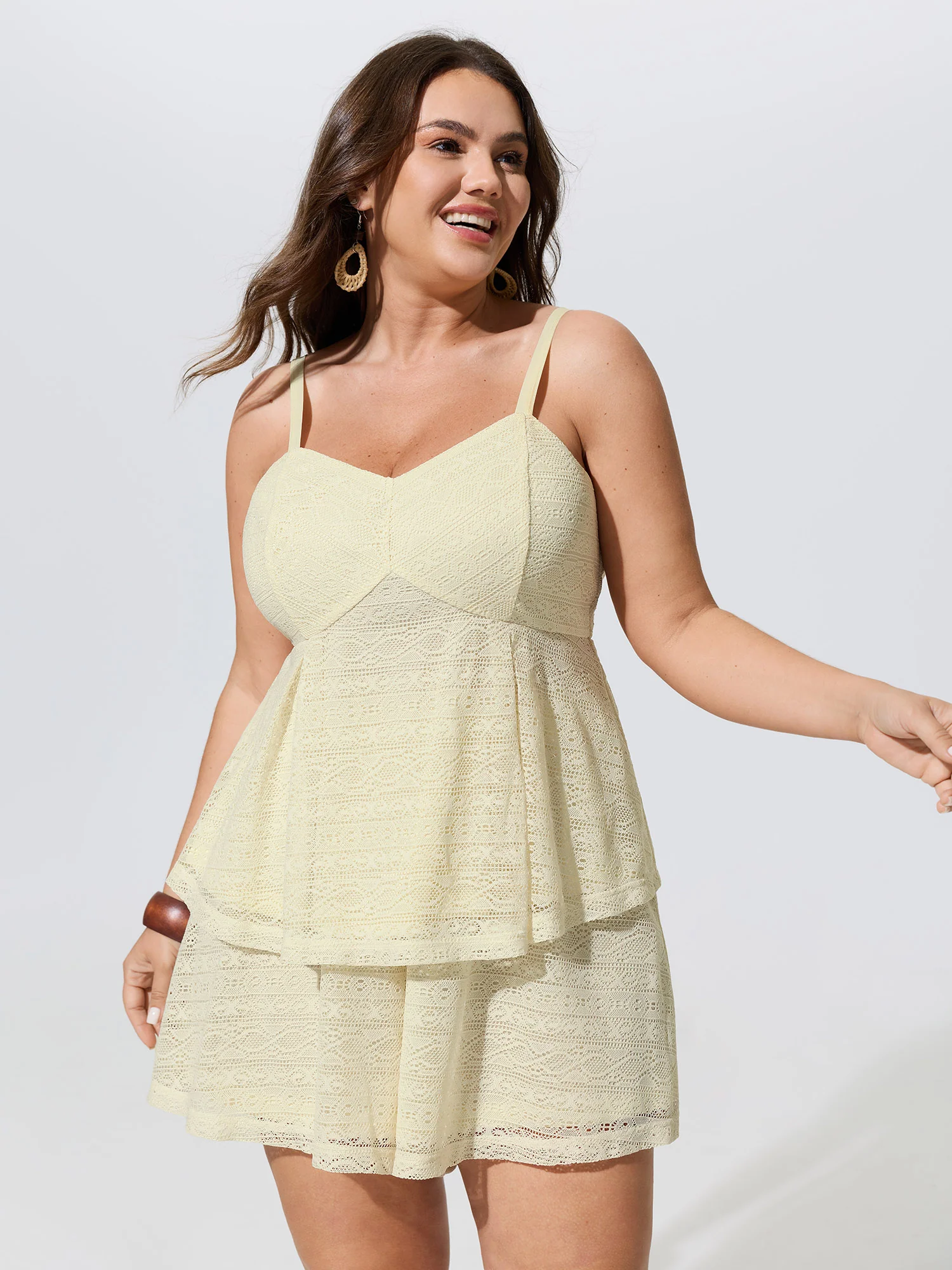 Breathable Cut-Out Sheer Tank Top