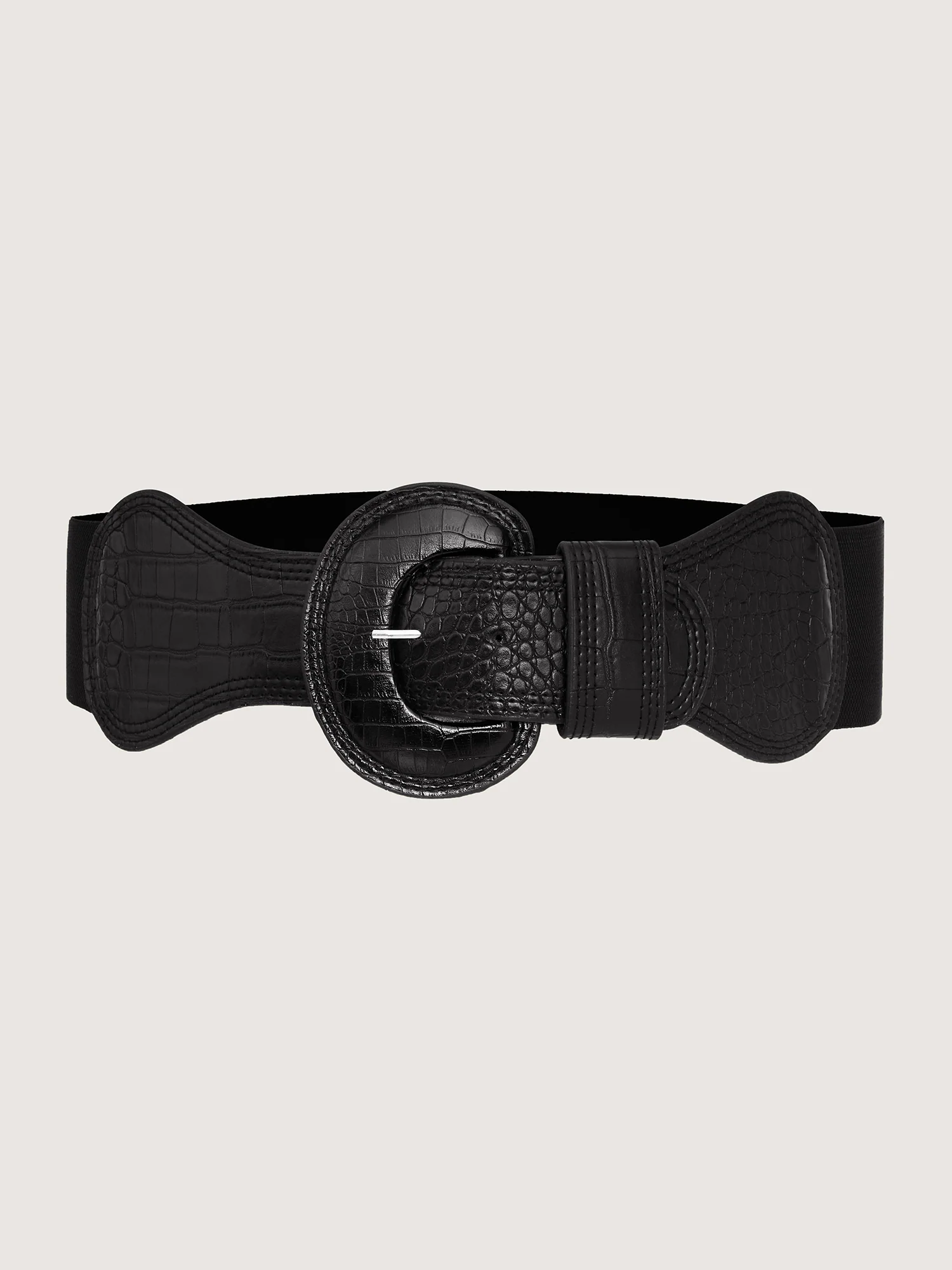Stretchy Buckle Bow Waist Belt