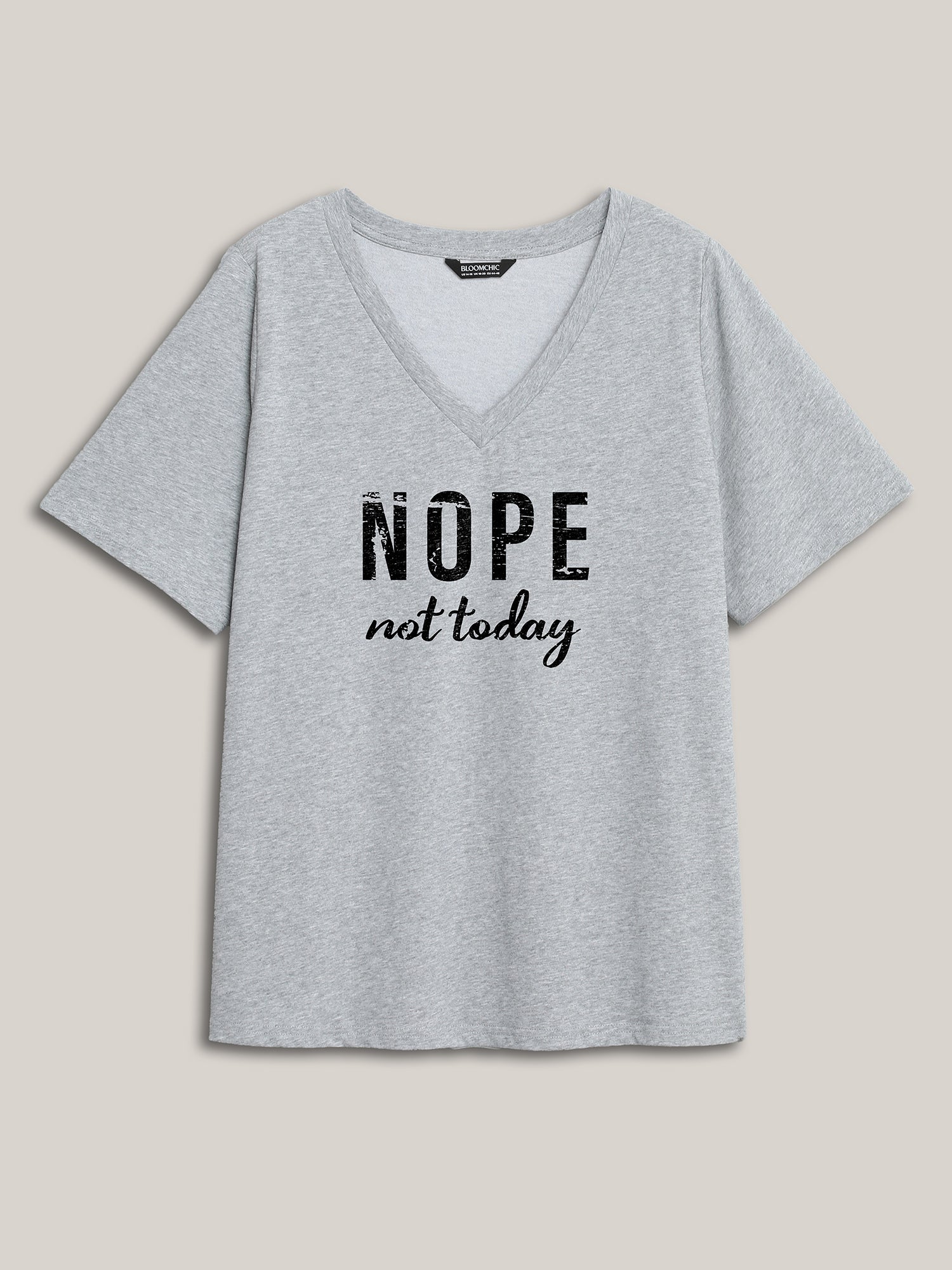 Lazy Vibes V-Neck T-Shirt