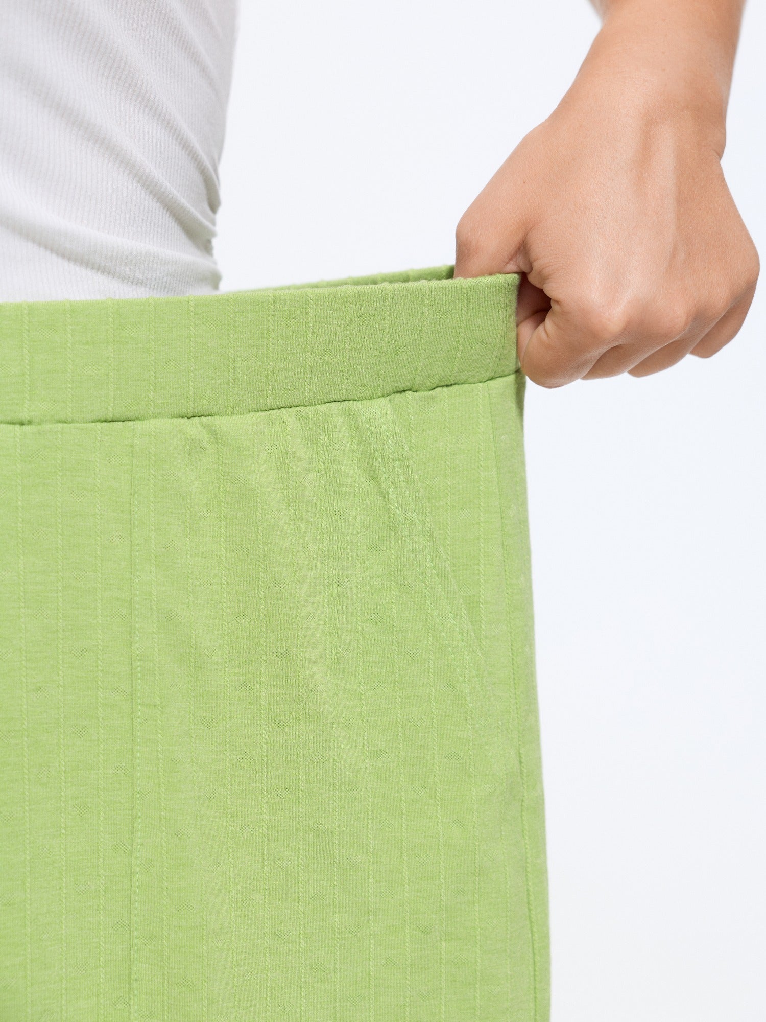 Vertical Ribbed Pocket Lounge Bottoms