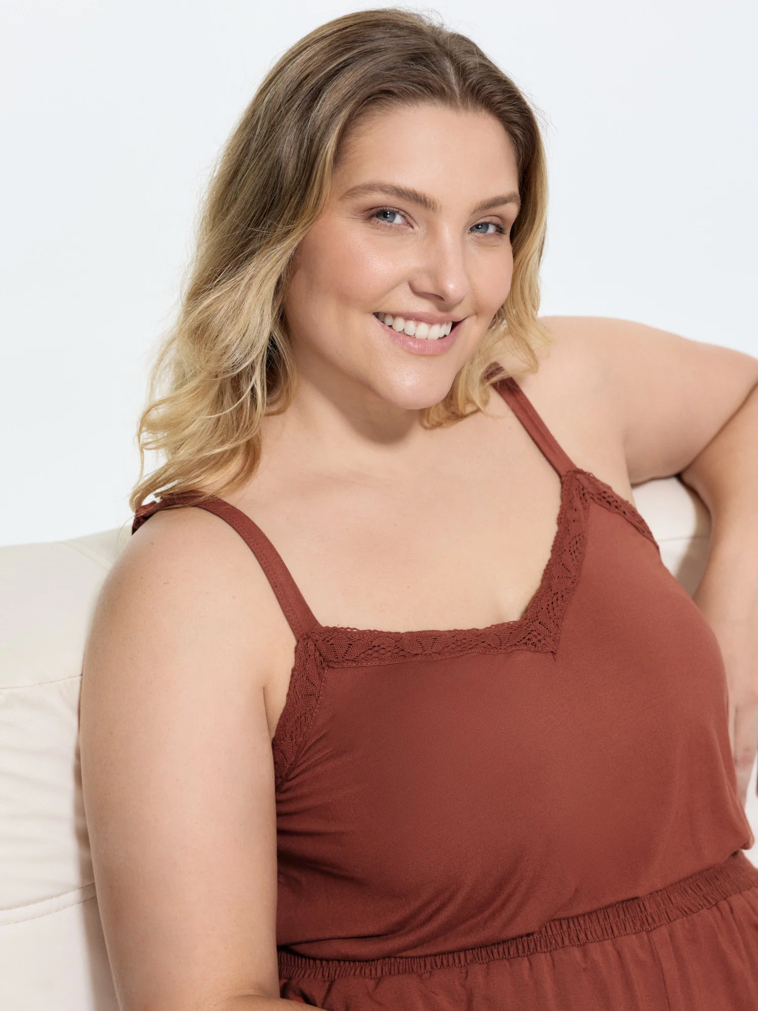 Supersoft Lace Detail Lounge Romper