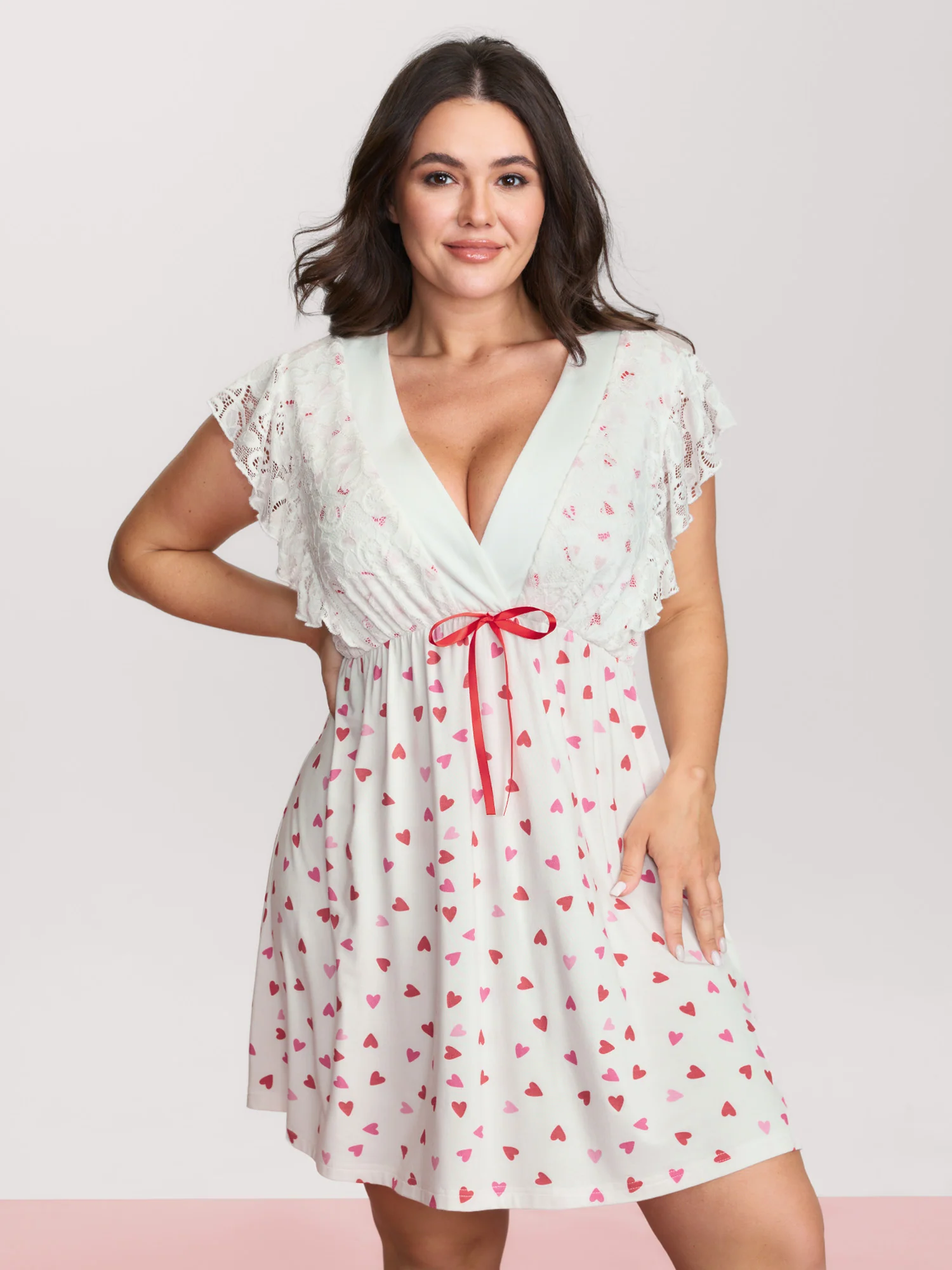 Supersoft Sweet Dreams Lace Trim Nightgown