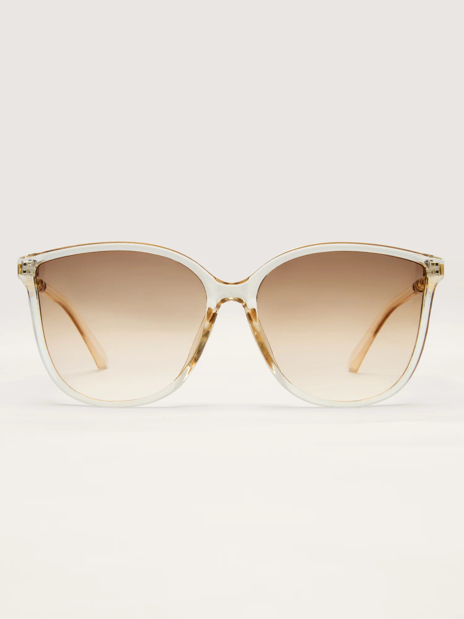 Metal Detail Cat Eye Frame Sunglasses With Box