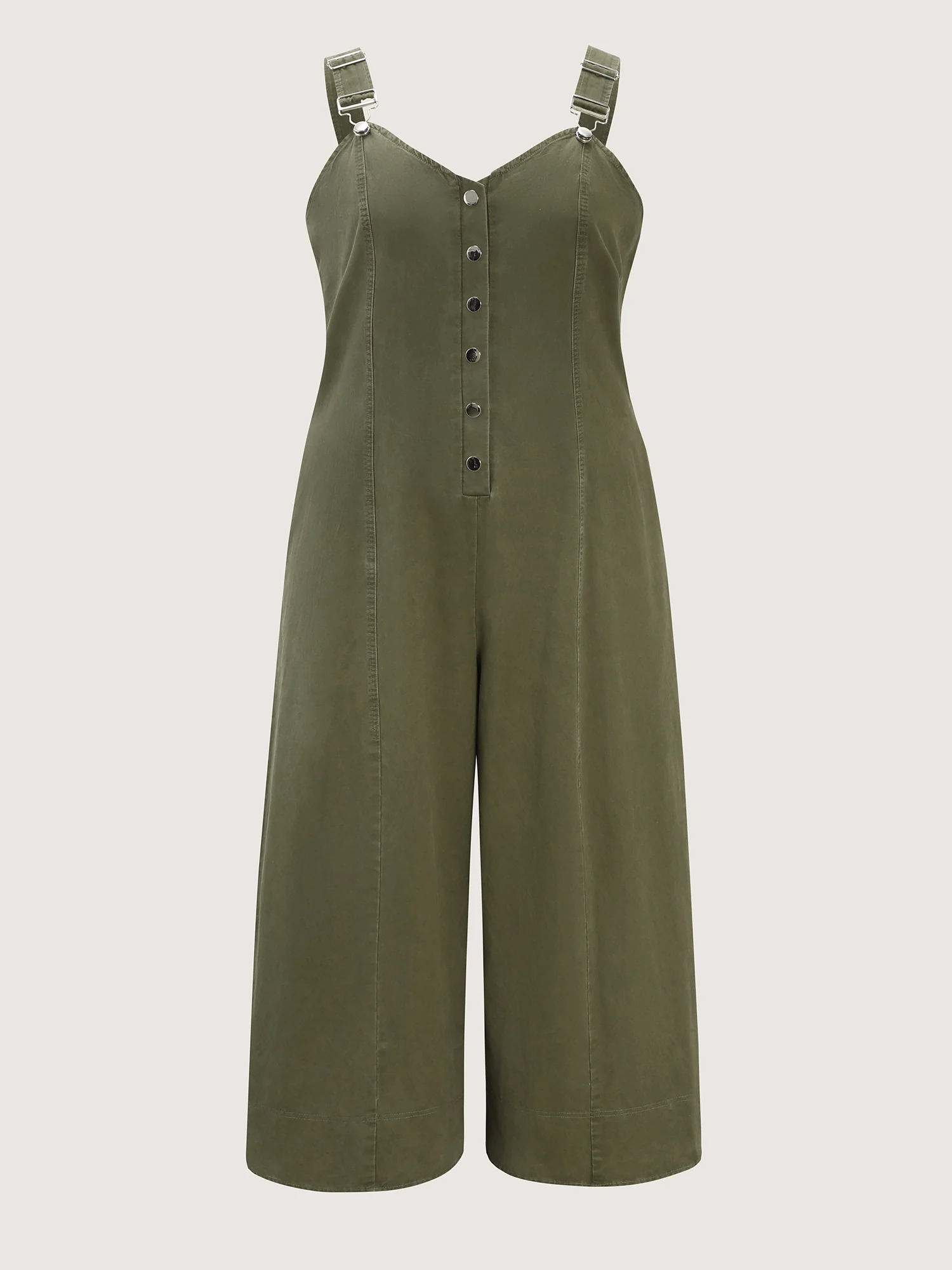 Vintage A-Line Adjustable Overall Jumpsuit