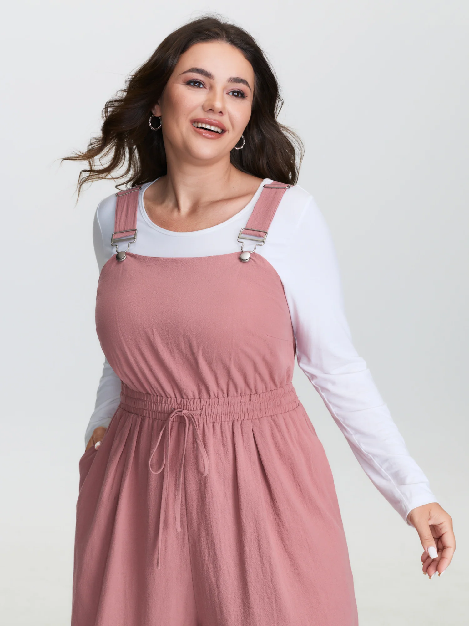 Pure Cotton Adjustable Overall Jumpsuit