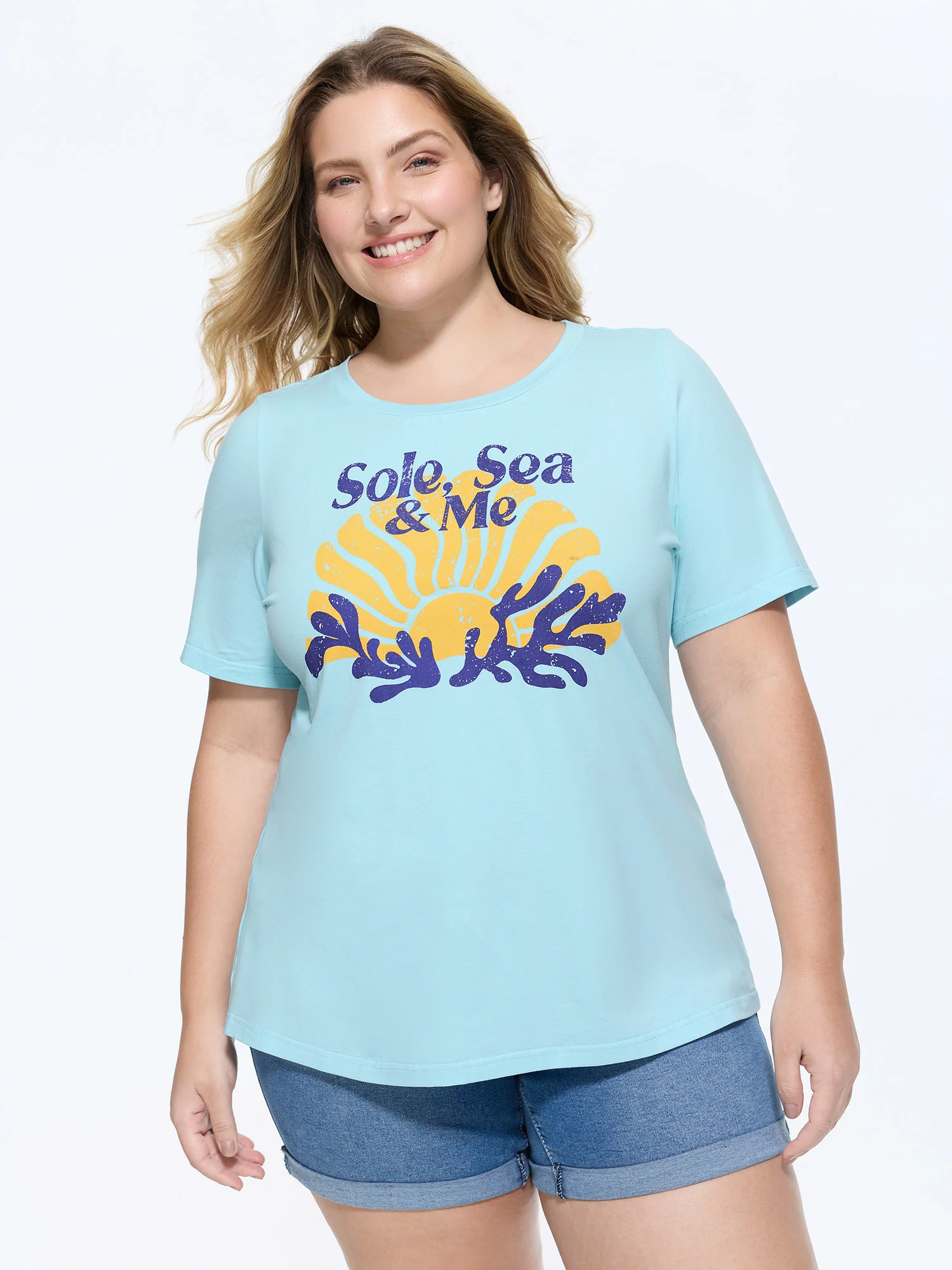 Cotton Solo Sea & Me T-Shirt