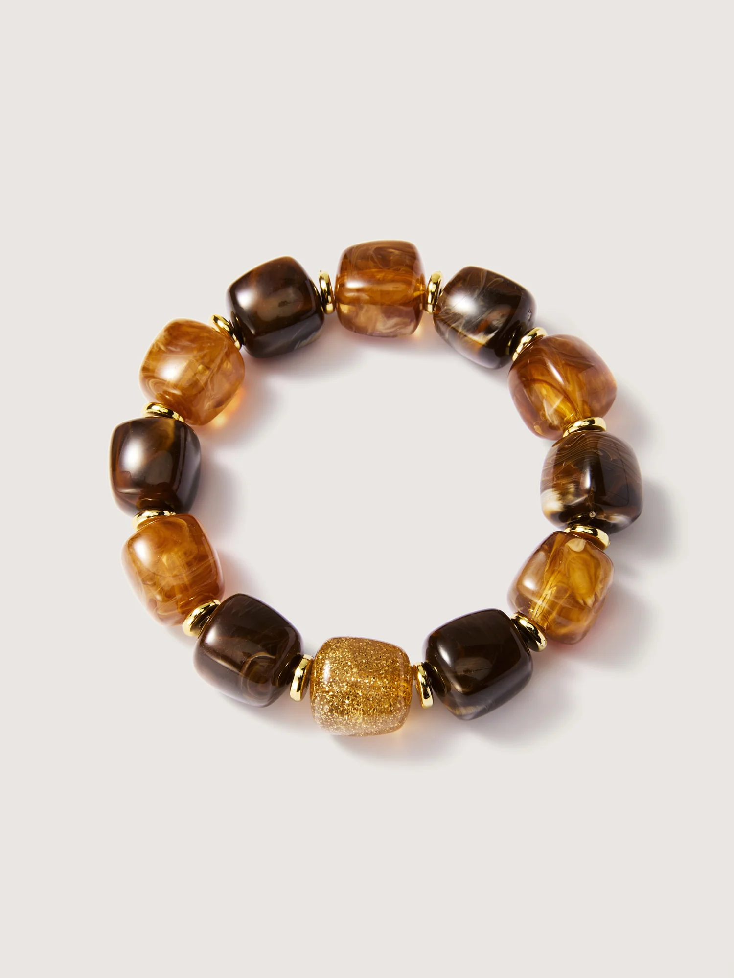 Large Beded Colorful Bracelet