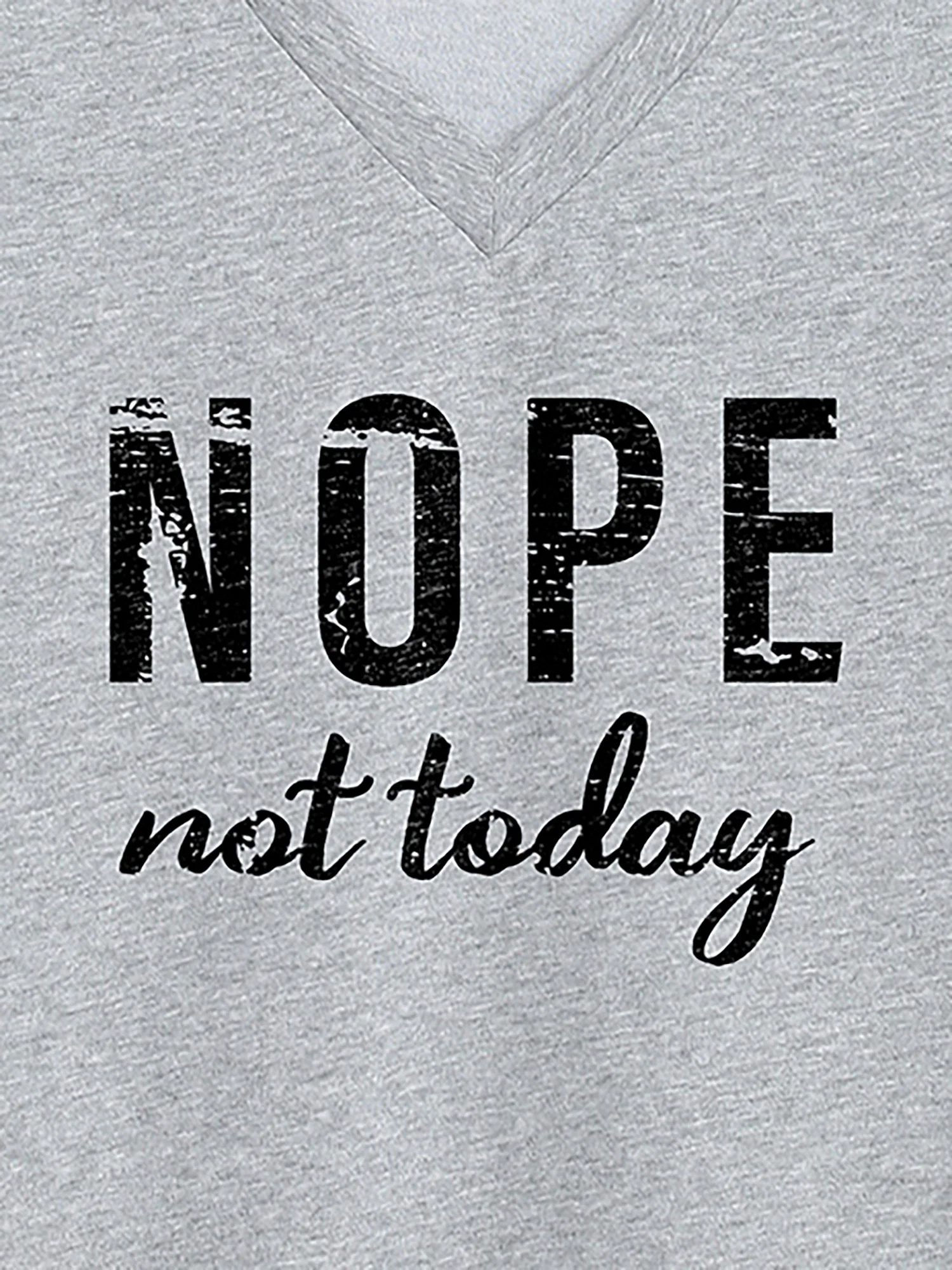 Lazy Vibes V-Neck T-Shirt