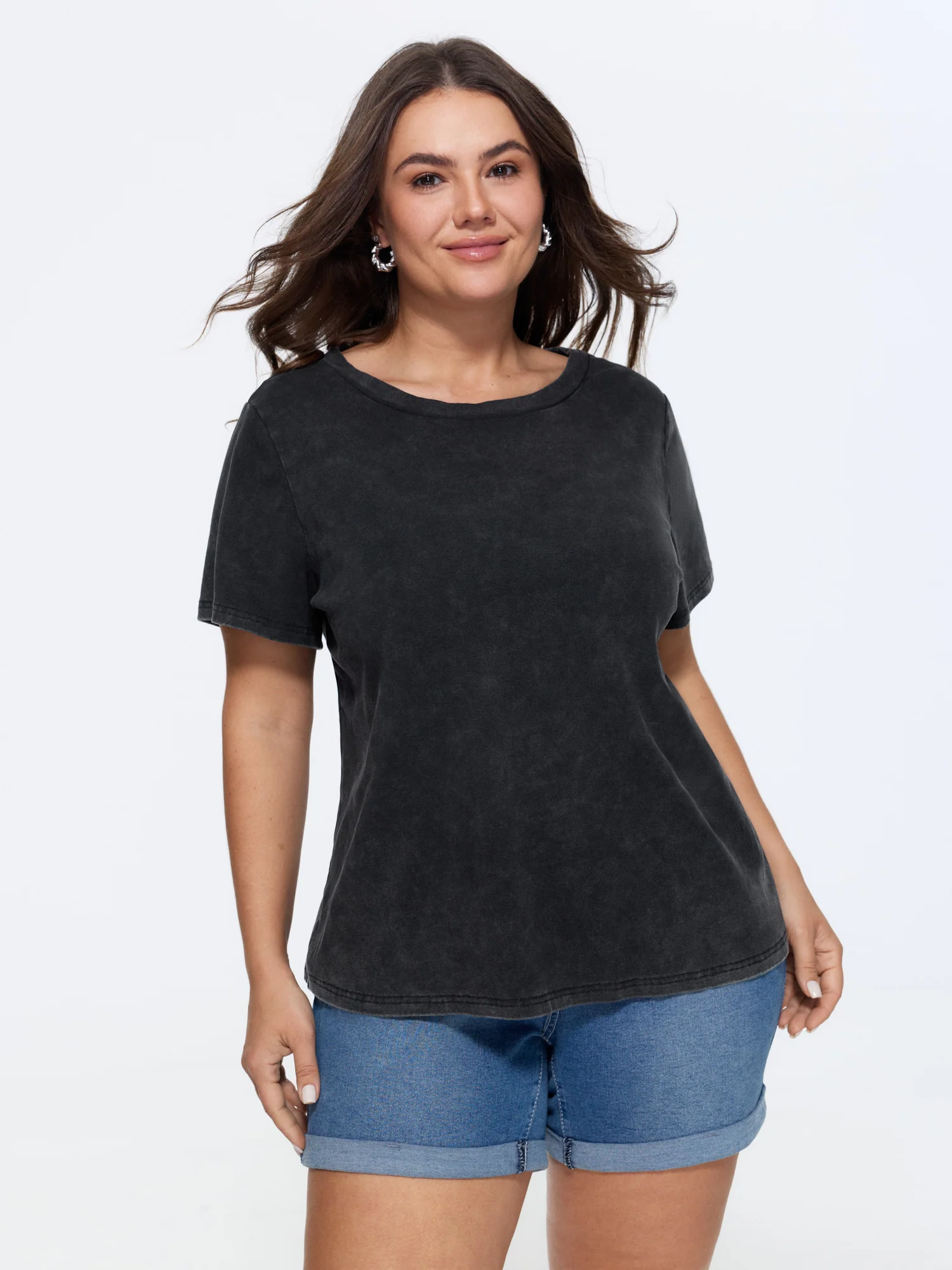 Cotton Textured Backless Ties Plain Knit Top