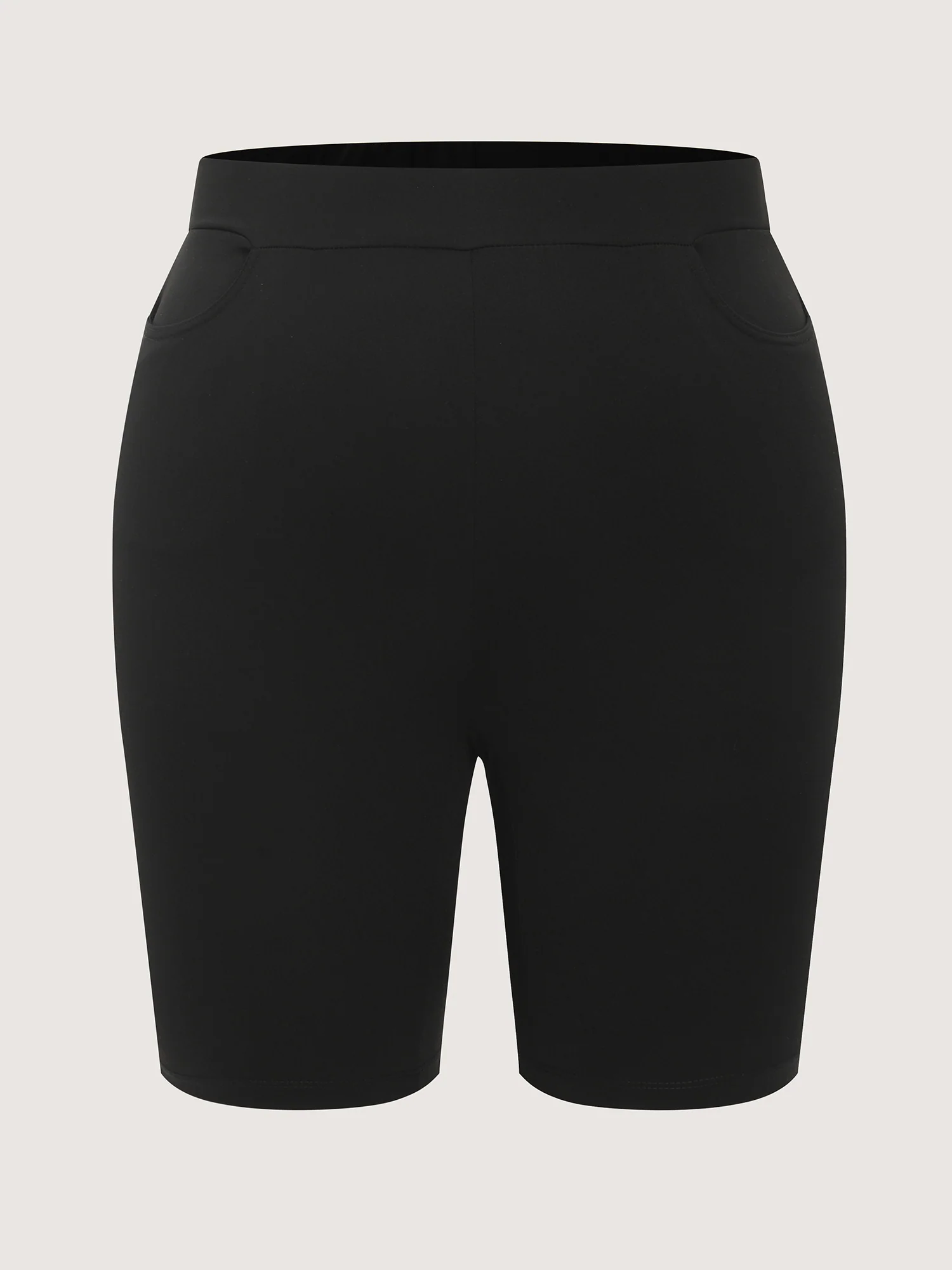 Stretchy Pull-On Plain Leggings